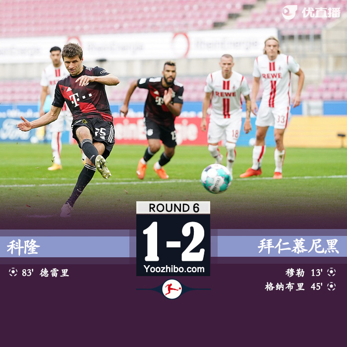 <a href=/zuqiu_zbo/bayern/ target=_blank class=infotextkey>拜仁</a>慕尼黑2-1科隆