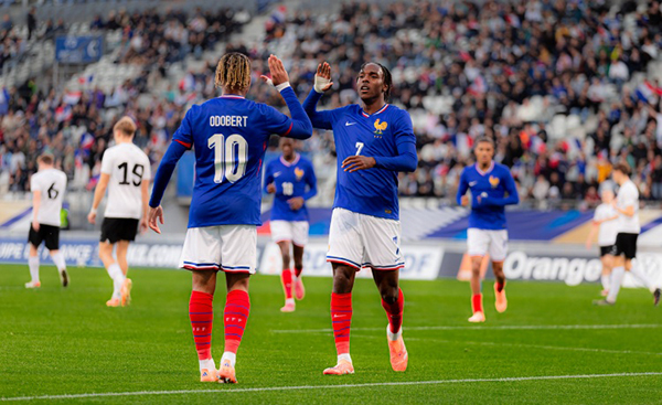 热刺双子星光芒四射!特尔与奥多贝尔引领法国U21展现领袖气质