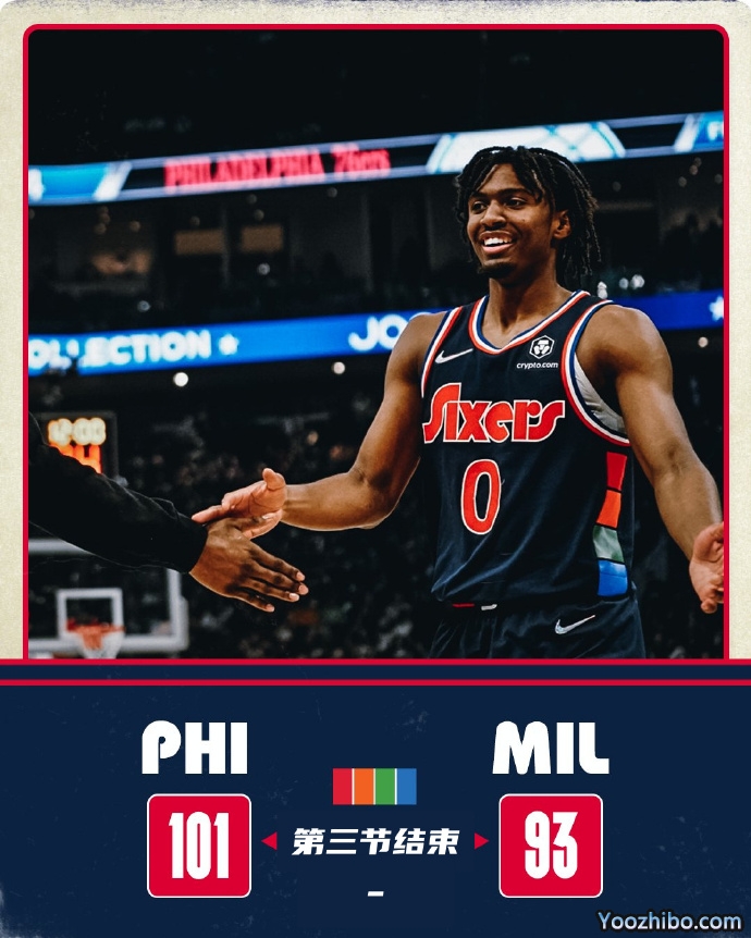 76人123-120击退雄鹿 恩比德42+14 字母哥32+11+9